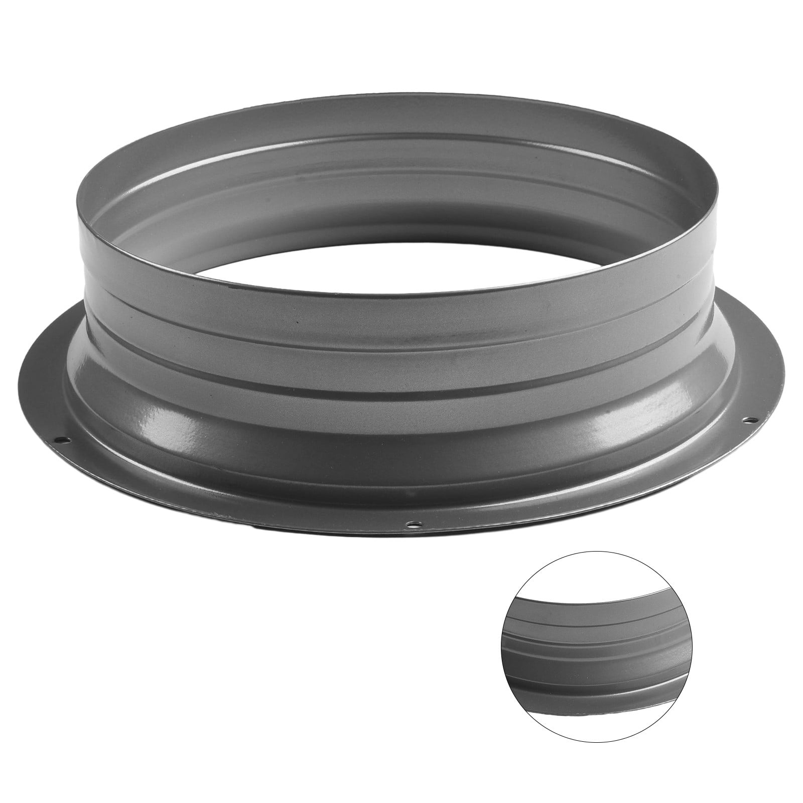 4-10Inch Round Pipe Flange Aluminum Tube Air Ventilation Hose Connector Exhaust 200Mm Smile Home
