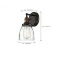thumbnail image 3 of 60/5514 Nuvo Lighting Vintage-One Light Wall Sconce-5.13 Inches Wide by 9.75 Inches High, 3 of 8