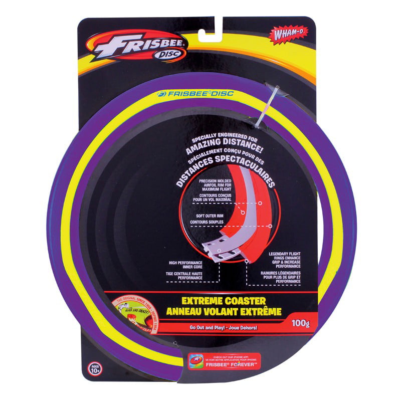 Flight Rings Enhance Grip for Throwing Soft Outer Rim Wham-O Frisbee Extreme Coaster X 13 Discraft Great for Range Practice High Performance Inner Core for Distance Outdoor Activities 