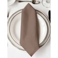 thumbnail image 2 of Cloth Napkins Set of 4 - 20x20 Inches, Pure Brown Washable Reusable Table Napkins, Simple Solid Color Soft & Absortbent Dining Napkin for Party Wedding Hotel Restaurant, 2 of 8
