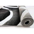thumbnail image 2 of GLORY RUGS Modern Area Rug 5x7 Gray White Swirls Carpet Bedroom Living Room Contemporary Dining Accent Sevilla Collection 4816, 2 of 4