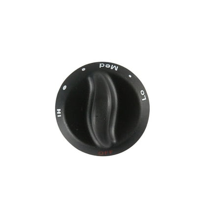 74005939 Jenn Air Cooktop Knob Burner Blk Long Shaft Walmart Com
