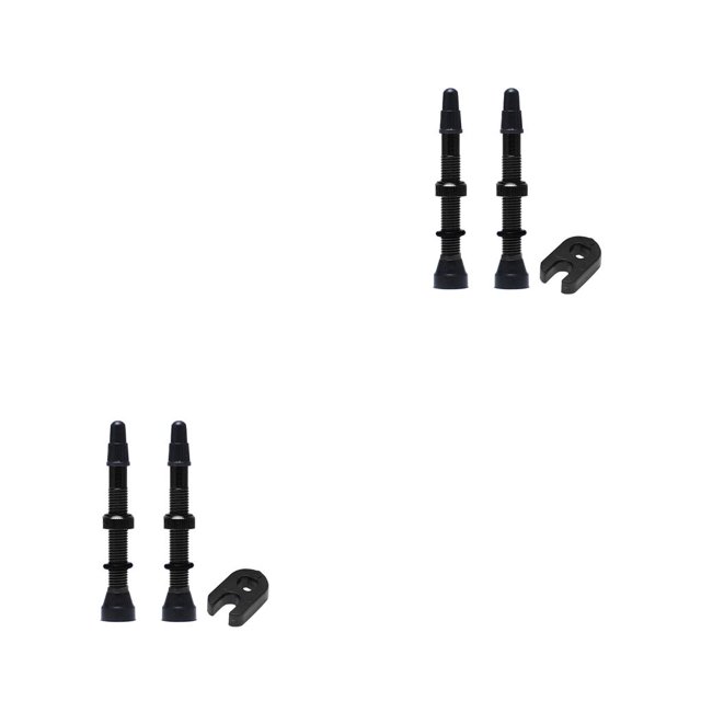 Soidarity Wheel Valves Kit with Rubber Base Accessories Stem Pump Parts Vacuum Bike Repair Tool Core Cycling Nozzle Tubeless for Using negro 60 mm 2piezas Soidarity CBP126625
