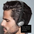 thumbnail image 3 of Auriculares Panasonic On-Ear Ligeros con XBS RP-HT21 (Negro y Plata), 3 of 3