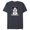 Navy Heather, variant on Disney Mickey Mouse Pride Fierce & Fabulous Rainbow Heart - Short Sleeve Blended T-Shirt for Adults - Customized-Navy Heather