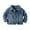 Blue, variant on Krdevn Boys Denim Jacket Casual Short Sleeve Top for Toddlers Baby Spring Summer Outdoor Play Stretchy Waist,Kids Clothing,12-18 Months
