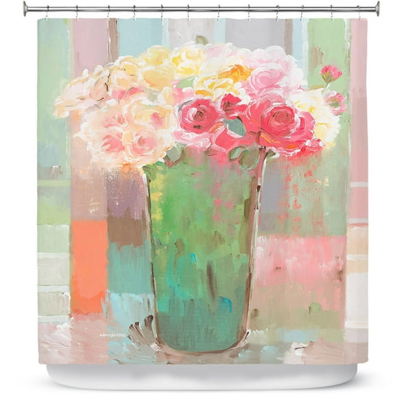 Shower Curtains 70" x 73" from DiaNoche Designs by Hooshang Khorasani - Romantic Arrangement