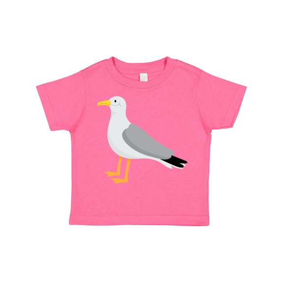Inktastic Funny Seagull Bird Boys or Girls Toddler T-Shirt