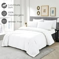 thumbnail image 4 of MÜELLERHOME UltraTemp 6 PC Queen Sheet Set - Ultra-Soft Luxury Series, Cooling & Breathable Hotel Luxury Bed Sheets, Deep Pocket Wrinkle-Free Oeko-TEX, White, 4 of 7