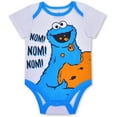 thumbnail image 3 of Sesame Street Boys Cookie Monster Bodysuit and Jogger Pants Set for Newborn and Infant (Size NB-24M), 3 of 5