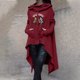 thumbnail image 1 of Ichuanyi liquidación mujeres talla grande manga casual casual estampado estampado con capucha sudadera con capucha blusa para mujeres ICHUANYI WER2023082211520, 1 of 5