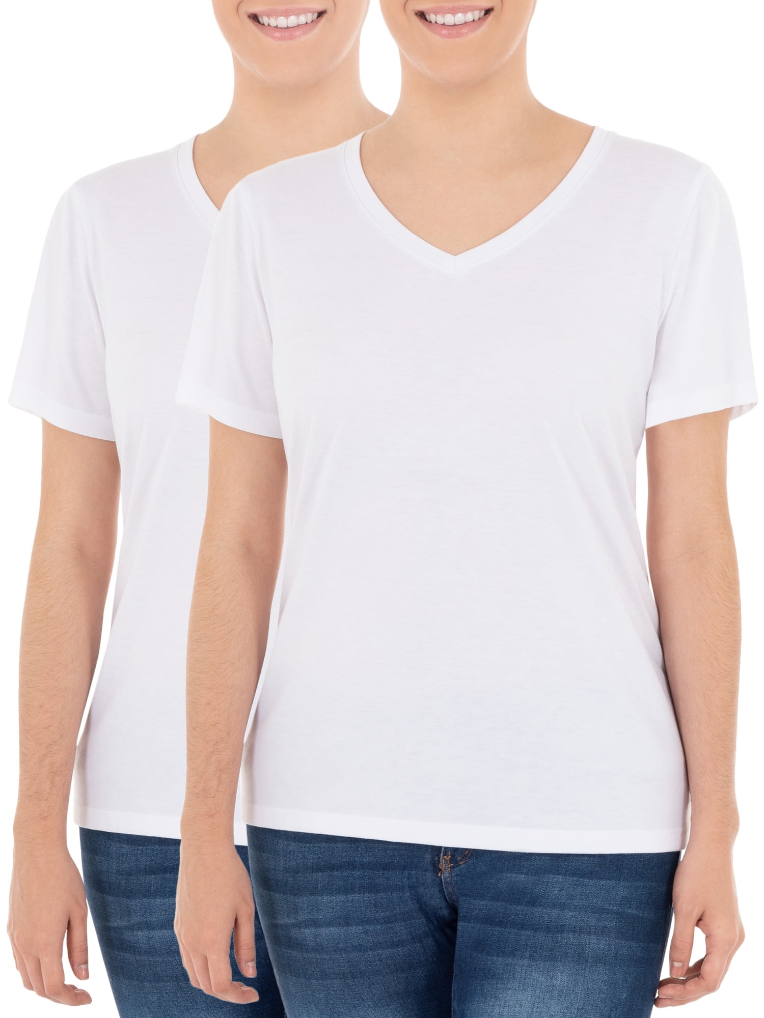 Walmart womens cotton t shirts Clearance