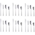 thumbnail image 2 of XTEILC Silverware Set Flatware Set Stainless Steel Dinnerware Set for 6, 24-Piece Cutlery Set, Silver, 2 of 8