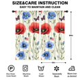 thumbnail image 2 of Blackout Kids Curtains,Pioneer Flower Childrens Insulated Curtains Set Of 2,Bedroom Essentials,Toddler Room Decor 42x84in(106x213cm), 2 of 4