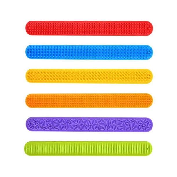 Silicone Snap Bracelet Toy Animal Shapes Stress Relief Fidget Sensory Play