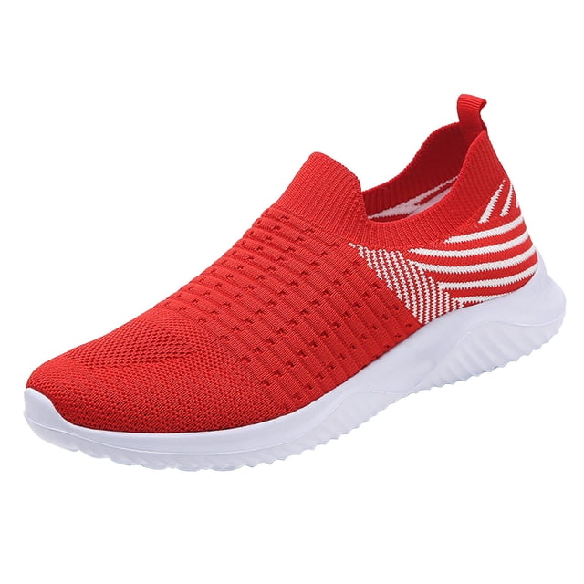 DXOUPM Chaussures à Enfiler pour Femmes Espadrilles Légères et Confortables Chaussures Plates de Marche Sorties