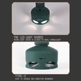 thumbnail image 4 of Ambiance Camp Lights Lámpara de trabajo de atenuación continua para tienda de campaña al aire libre Senderismo (verde) Likrtyny Para estrenar, 4 of 9
