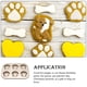 thumbnail image 5 of Yuarrent Bandeja para hornear Cat Paw Recubrimiento antiadherente Distribución uniforme del calor Bandeja para hornear Resistencia a altas Cocina y Comedor 6 dorado claro, 5 of 6
