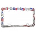 thumbnail image 2 of VALOR Glamorous "I LOVE USA" Design with Red and White Crystals Design Metal Frame with Crystals(LPF2MC004RAW), 2 of 2