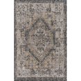 thumbnail image 1 of Unique Loom Outdoor Traditional Flatweave Rug 2' 2 x 3' Rectangle Charcoal/Beige, 1 of 1