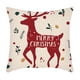 thumbnail image 1 of Fundamentos de almohada navideña con estampado de árbol de Navidad y muñeco de decoración del hogar Xihbxyly, 1 of 7
