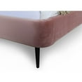 thumbnail image 4 of Manhattan Comfort Heather Modern Glam Velvet Twin Bed in Cream, 4 of 7
