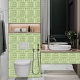 thumbnail image 6 of GBJHJIA 3D Mosaic Tile Sticker Removable Wallpaper Tile , 3D Self Adhesive Wall Tiles Bathroom Wall Tiles for Kitchen Backsplash , Square Decorative Vinyl Tile Decals (Green）, 6 of 7