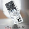 thumbnail image 6 of For Samsung Galaxy S25+ /S25 Plus /S24+ Plus Case, Epoxy Glitter Shimmer Fashion Case with Magnetic Magsafe Compatible Hybrid Sparkling Slim Protective Phone Cover (Black), 6 of 9