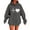 BI09_Dark Gray, variant on Oversized Hoodies for Women 2025 Cute Hoodie Plus Size Graphic Basic Soft Sweatshirts Tops Fall Winter Fashion Dark Gray 4XL