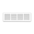 thumbnail image 1 of Air Return Grille 1 RA 24â€³x6â€³ for Sidewall and Ceiling â€“ Steel Return Air Vent Duct Cover with Screws, Powder-Coated White Finish, Fits Standard Duct Openings, Outer Size 25-3/4â€³x7-3/4â€³, 1 of 6