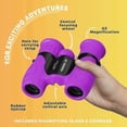 thumbnail image 2 of 8x21 Kids Exploration Kit with Binoculars Compass and Magnifying Glass for Ages 3-12 Outdoor Discovery, 2 of 5