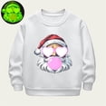 thumbnail image 2 of Favoffer Kids' Fall Winter Luminous Christmas Print Round Neck Long-Sleeve Hoodie Boys Girls Fleece Warm Top for Christmas Gatherings, Daily Wearing, Outdoor Play, Holiday Photos 2-12Y, 2 of 6