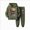 A26-Dark Green, variant on Toddler Baby Boy Fall Winter Outfit Contrast Color Long Sleeve Sweatshirts Stretch Jogger Pants Newborn Clothes Set 3-4 Years