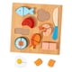 thumbnail image 3 of Rompecabezas de madera para cortar, rompecabezas de combinación, juguete de aprendizaje, juego de simulación preescolar, juego de rol carne, 3 of 9