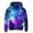 0##Purple1322, variant on Kiijoy Boys Hoodie Galaxy Starry Sky Cozy Pullover Sweatshirt, Purple, Sizes 3-14
