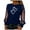 Navy 3, variant on Dgankt Long Sleeve Shirts for Women Valentines Day's Shirt Round Neck Sheer Mesh Print Womens Tops,Sizes S-2XL