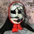 thumbnail image 2 of Mascarilla facial Scary Ghost Halloween Horror Mas Resin Silver Hair, 2 of 2
