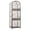 Bronze, variant on 35 Bottle Wrought Iron Wine Rack Cabinet with Lock for Home Bar - Floor Standing Wine Storage