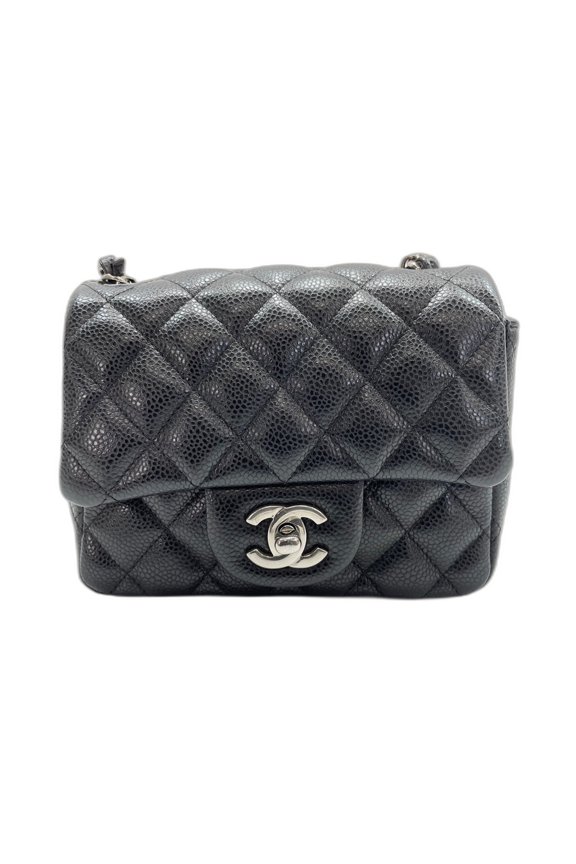 Pre-Owned Chanel Mini Matelass Shoulder Bag, Black
