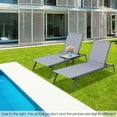 thumbnail image 1 of Costway Lot de 2 Chaises Longues de Patio, Fauteuils Inclinables, Dossier Réglable à 6 Positions, Jardin, Terrasse, 1 of 8