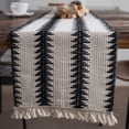 thumbnail image 4 of Bandera de mesa de comedor bohemia de arpillera natural de 12 "* 70", decoración de granja moderna, estilo campestre, encaje de crochet de algodón tejido, estilo bohemio, 4 of 6
