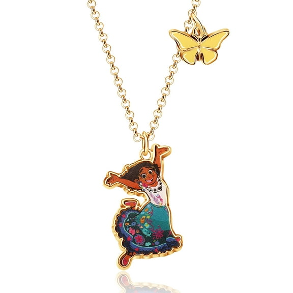 Disney Women's Encanto Mirabel Butterfly Fashion Necklace