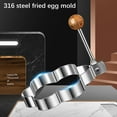 thumbnail image 3 of weibbin 2PC Stainless Steel Ring 316 Stainless Steel Shaper Cooking Ring Non-stick Frying Tool, 3 of 5