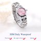 thumbnail image 4 of CHENXI Reloj de Cuarzo clásico para Mujer Reloj de Pulsera de Moda para Mujer con Banda de Acero sólido Puntero Luminoso Resistente al Agua hasta 3 ATM para Uso Diario y de Negocios, 4 of 8