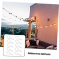 thumbnail image 2 of GFDYREE 10pcs String Hooks Fixing Buckle Outdoor Hook Hanger Lights Self Hanging Eye for Tapping Light, 2 of 7