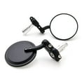 thumbnail image 1 of Krator Noir Bar Fin Miroirs Ronds 3" Convexe Miroir 7/8" Compatible avec Suzuki GSXR GSX-R Gixxer 750, 1 of 3