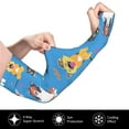 thumbnail image 3 of Daiia Cute Dogs UV Sun Protection Arm Sleeves - Cooling Compression Arm Sleeve - Sports & UV Arm Sleeves for Men & Women, 3 of 8