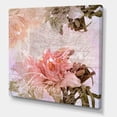 thumbnail image 3 of Flowers Vintage In Pastel Colors 36 in x 36 in Painting Canvas Art Print, by Designart, 3 of 4