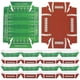 thumbnail image 1 of 20 bandejas de papel para comida, decoración para fiestas de fútbol, rugby, fútbol, desechables, para aperitivos, cumpleaños, fiestas deportivas, etc, 1 of 8