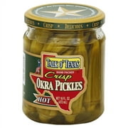Talk O' Texas Crisp Hot Okra Pickles, 16 fl oz